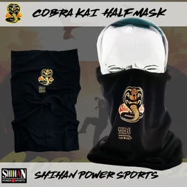 FACE MASK COBRA KAIS Half mask - Karate Kid Mr Miyagi Daniel Movie Novelty 1 Size Senior