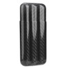 Gorgeri Carbon Fibre Cigar Case Humidors 3 Tubes Cigar Holder