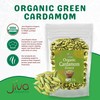 Jiva Organic Green Cardamom Pods Whole - Non-GMO, Premium Quality,