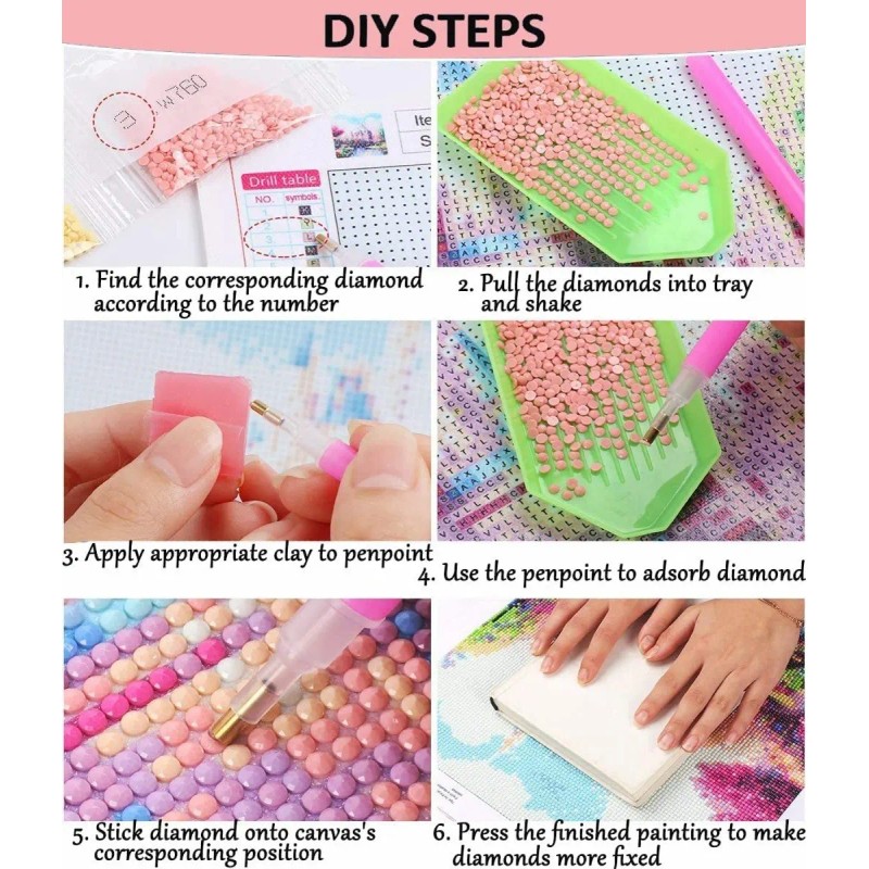 5d Diy- Pintura De Diamante Artesanía Decoracion De Navidad