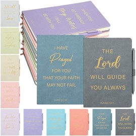 10-Pack Christian Prayer Journals & Pens Set – Inspirational Notebooks for Bible Study, Daily Devotional & Gratitude