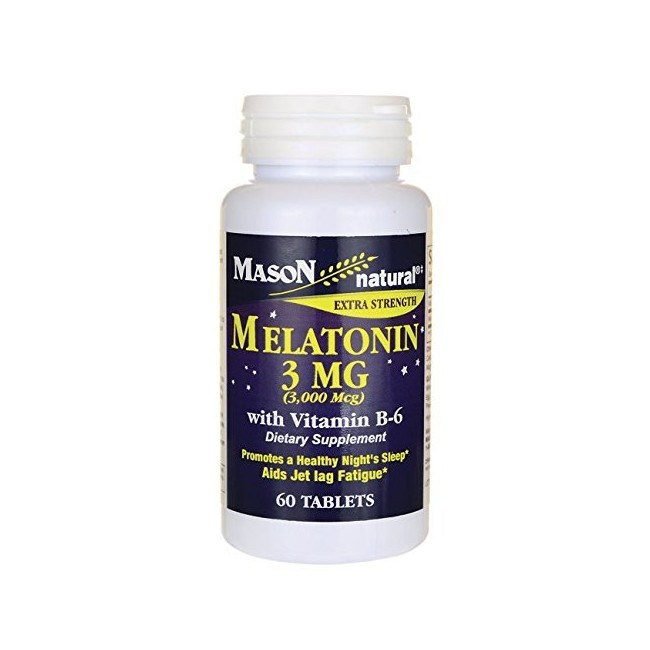 Extra Strength Melatonin 3 Milligrams 60 Tabs