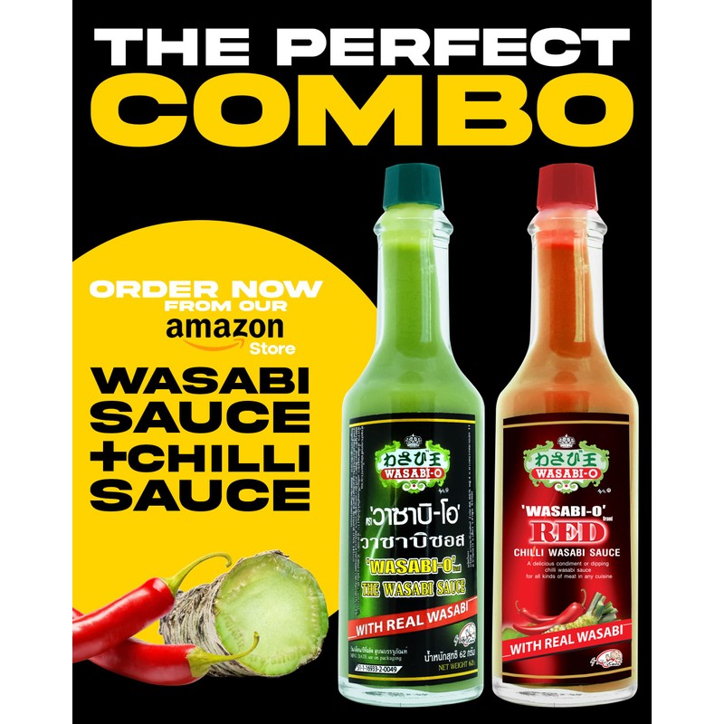 Wasabi-O Hot & Spicy Wasabi Sauce – Real Japanese Wasabi