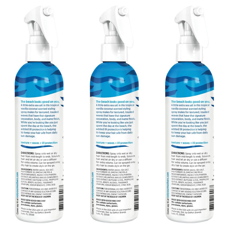 Not Your Mother's Beach Babe Sea Salt Spray (3-Pack) -