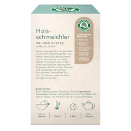 Lebensbaum Neck flatterer, 20 sachets x 1.5g herbal tea, neck flatterer tea, gentle taste with sage, 100% organic, herbal tea blend