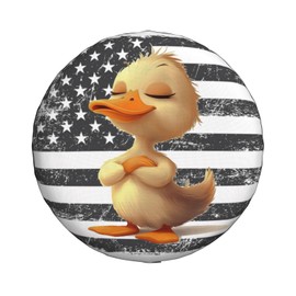 Cute Duck Spare Tire Cover Universal Wheel Tire Cover Funny Cartoon Duck Tire Protectors for Travel Trailer Rv SUV Truck Camper and Many Vehicle 16 Inch