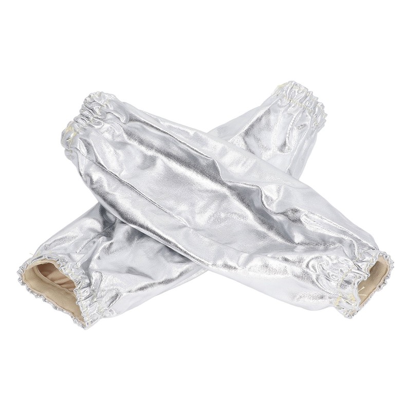 1 Pair Arm Oversleeves Insulated High Temperature Resistant Aluminum Foil
