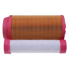 DVPARTS Air Filter Outer Inner K3181-82240 K3181-82250 Compatible with Kubota ZD323 ZD326 ZD331 ZD1211 ZD1211L ZD1211R ZD1211RL D323 ZD326HL ZD326P ZD326RP ZD326S ZD331LP Zero Turn Lawn Mowers