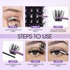 Eyelash Extension Set, DIY Eyelash Clusters, Lash Extensions Set, Cluster