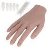 Silicone Nail Training Hand Flexible Joint Nail Art Practice Hand