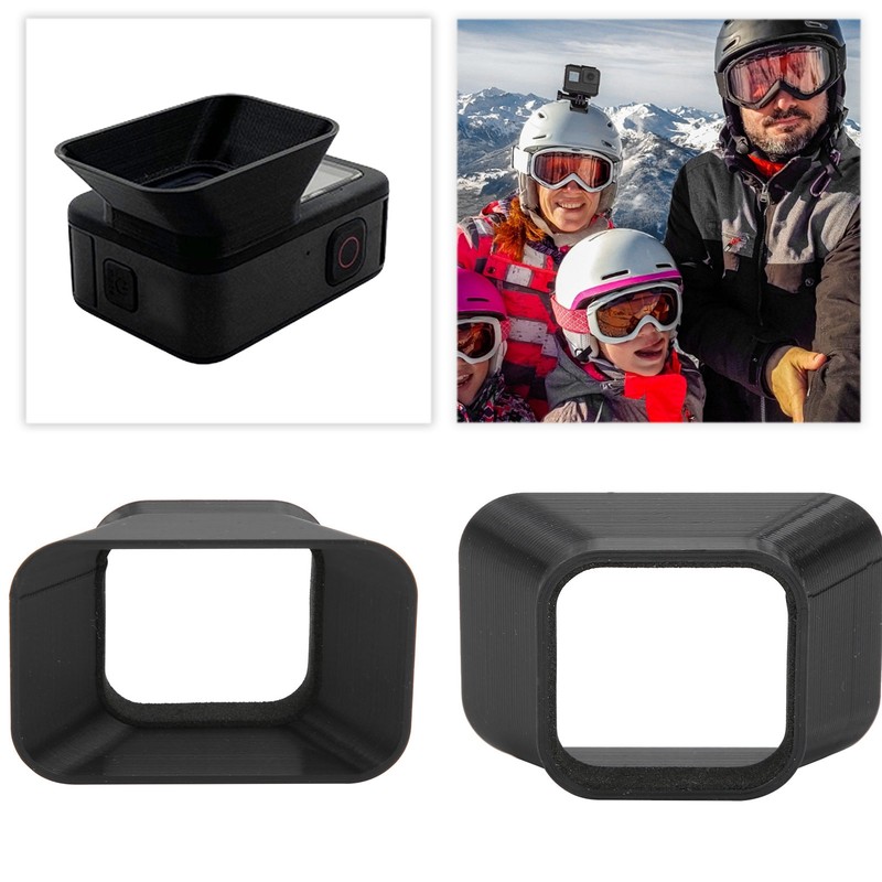 2 pcs AntiGlare Sunshade Lens Hood Lightweight for GoPro Hero