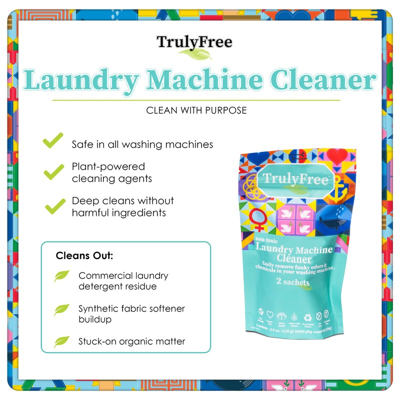 Truly Free Laundry Washing Machine Cleaner and Deodorizer | Top