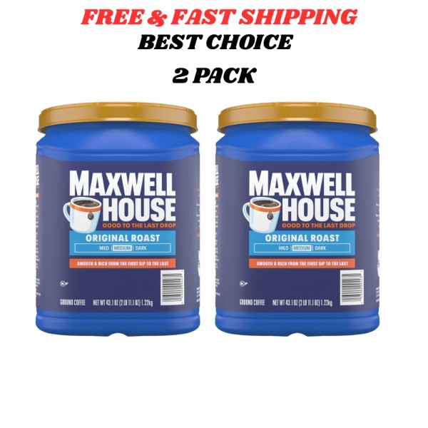 Maxwell House Original Roast Medium Ground Coffee - 43.1 oz
