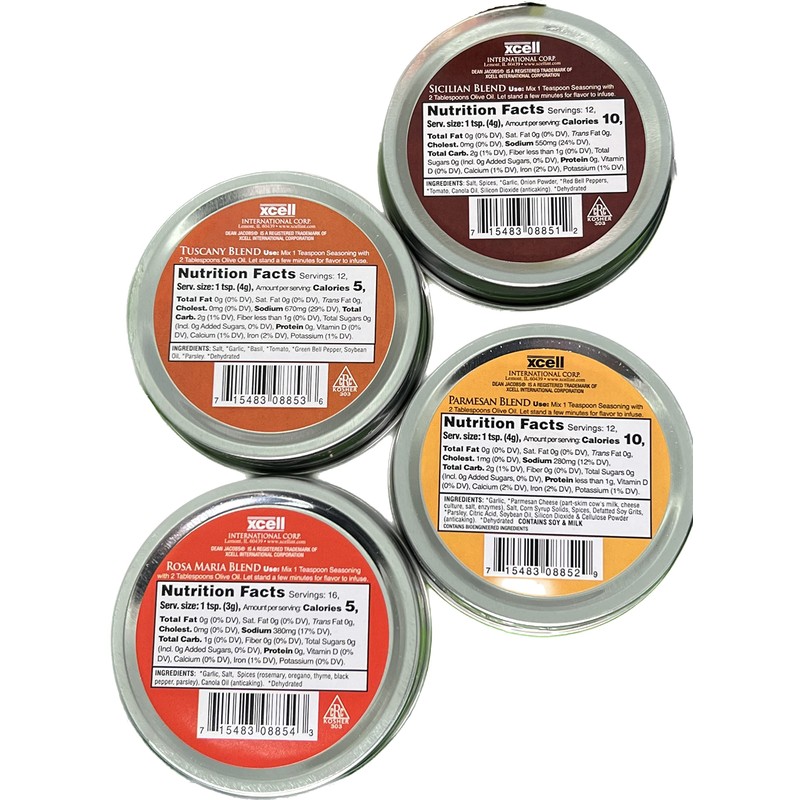 Dean Jacob's 9 pc. Collection with 4 Bread Dipping Tins,