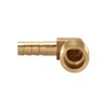 sourcing map Brass Barb Hose Fitting, 90 Degree Elbow 8mm