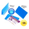 Qty 200 Blue/Clear IBM Card Laminating Pouches 2-5/16 x 3-1/4