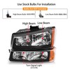 Headlight Assembly Tail Lights Combo Kit For 2003 2004 2005