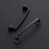 Ravinte 30 Pack Solid 5" Square Foot Cabinet Arch Pull