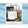 Funeral Book White for Loved Ones in Loving Memory of