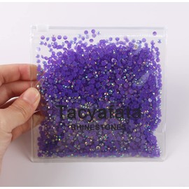 5mm 3000 Pieces Resin Rhinestone for Crafts, Jelly Rhinestones for Nail Art Makeup, Flatback Round AB Diamond Rhinestones, Charms Stones Clothes Shoes Cup DIY Crafts