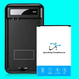 For LG Long Life 6620mAh Durable Spare Battery Rapid Charger for LG G Vista 2 H740 AT&T