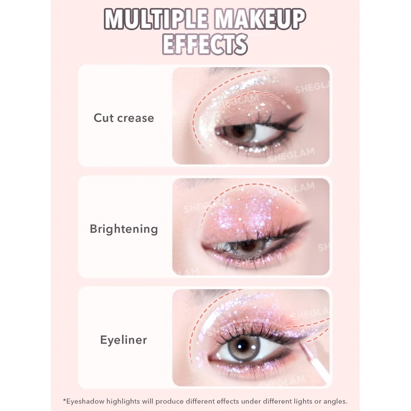 SHEGLAM Silk & Sparkle Double Ended Liquid Eyeshadow-Taupe