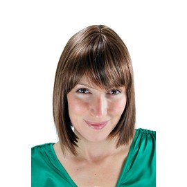 WIG ME UP - Lady Quality Wig short Page Bob mixed brown brunette highlights 2212-340B