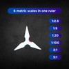 Scale Ruler 30 cm – Plastic Triangular Ruler – Scale