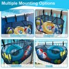 Pop-Up Pool Float Storage Bag,47x23.6x23.6inch Hanging Mesh Organizer Adjustable Pool