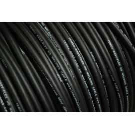 TEMCo WC0099-15 ft 2 Gauge AWG Welding Lead & Car Battery Cable Copper Wire BLACK | MADE IN USA