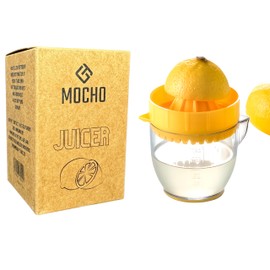 MoCho® Zitronenpresse Orangenpresse Entsafter Juicer mit Fruchtfleisch/Kern Filter