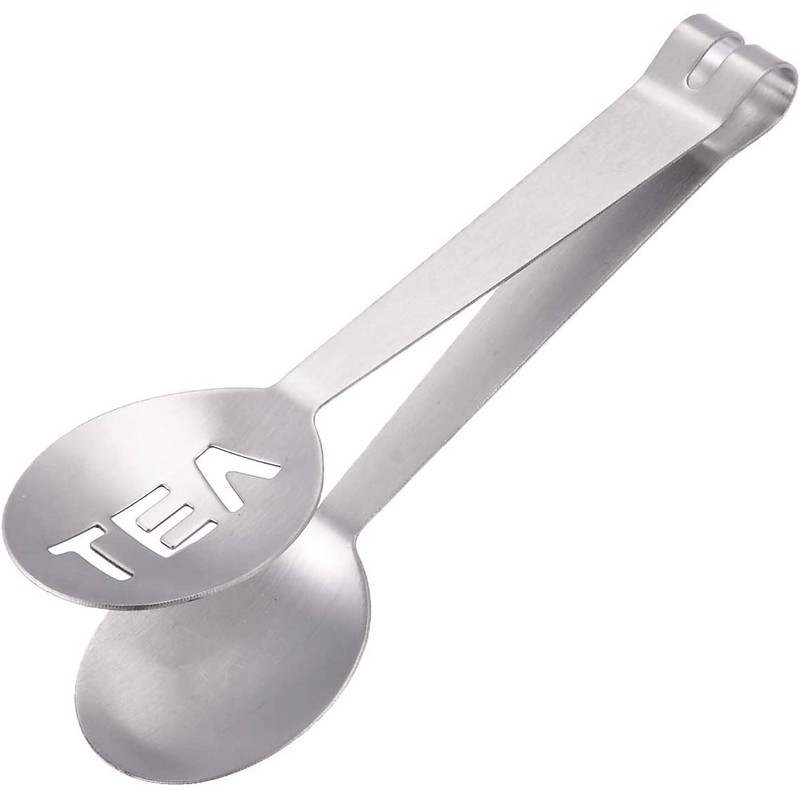 Mr. Gadget's Solutions® Stainless Steel Tea Bag Tongs Teabag Squeezer