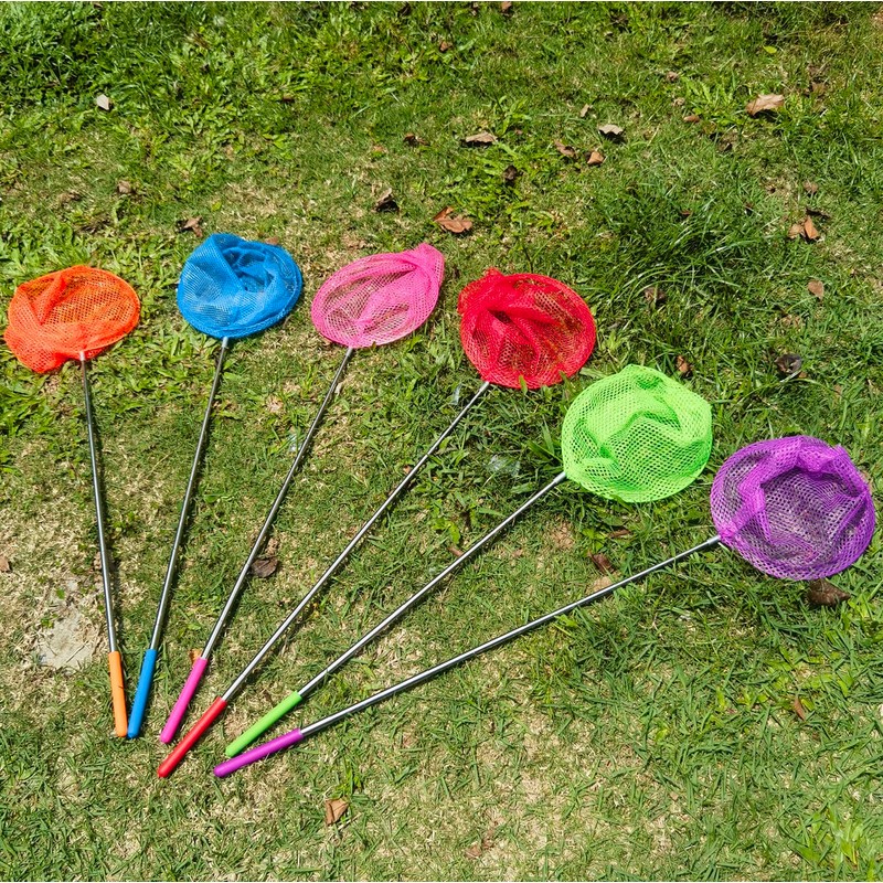2 Pack Telescopic Butterfly Nets - Great for Catching Insects