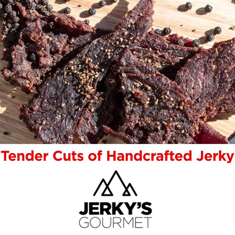 Black Pepper Grass Fed Beef Jerky - 100 Calorie Snacks,