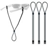 Favanty Non-Slip Glasses Strap, Side-Clip Adjustable, 3PCS Black