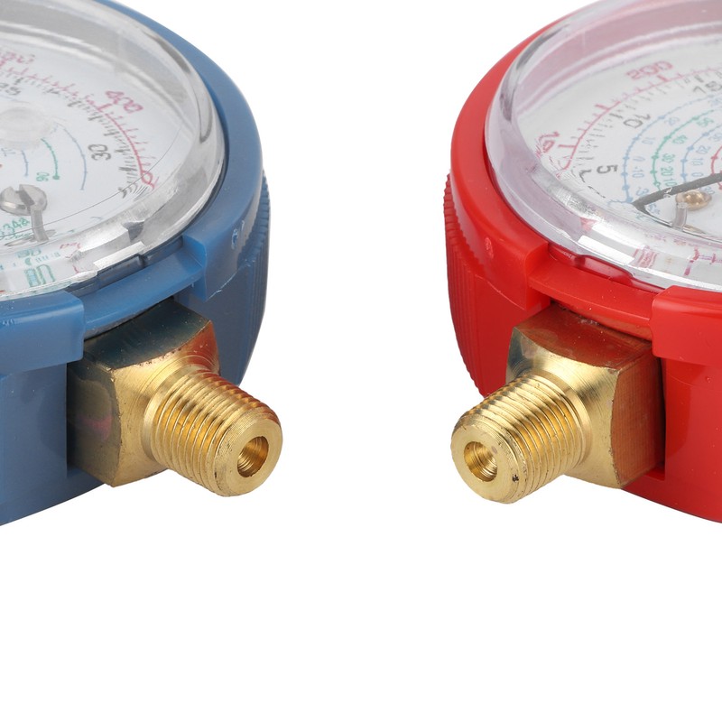 Air Conditioning Fluoride Pressure Gauge High/Low Pressure Meter AC Repairing
