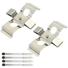 Ollanoos BPF1296F Front Brake Pad Caliper Hardware Bolt Pad Shim Kit, Replacement for Alfa Romeo GTV 3.0 3.2 1996-2005, Replaces KIT1021 MBA1296