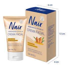 Crema Facial Removedora De Vello, 57g Nair