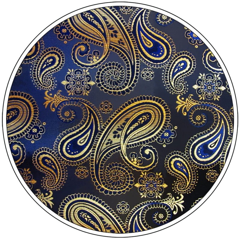 S&W SHLAX&WING Men's Pocket Square Assorted Paisley Suit Jacket, Business