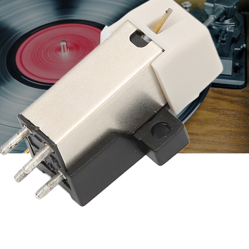 Magnetic Cartridge Stylus with LP Vinyl Needle for Turntable Record