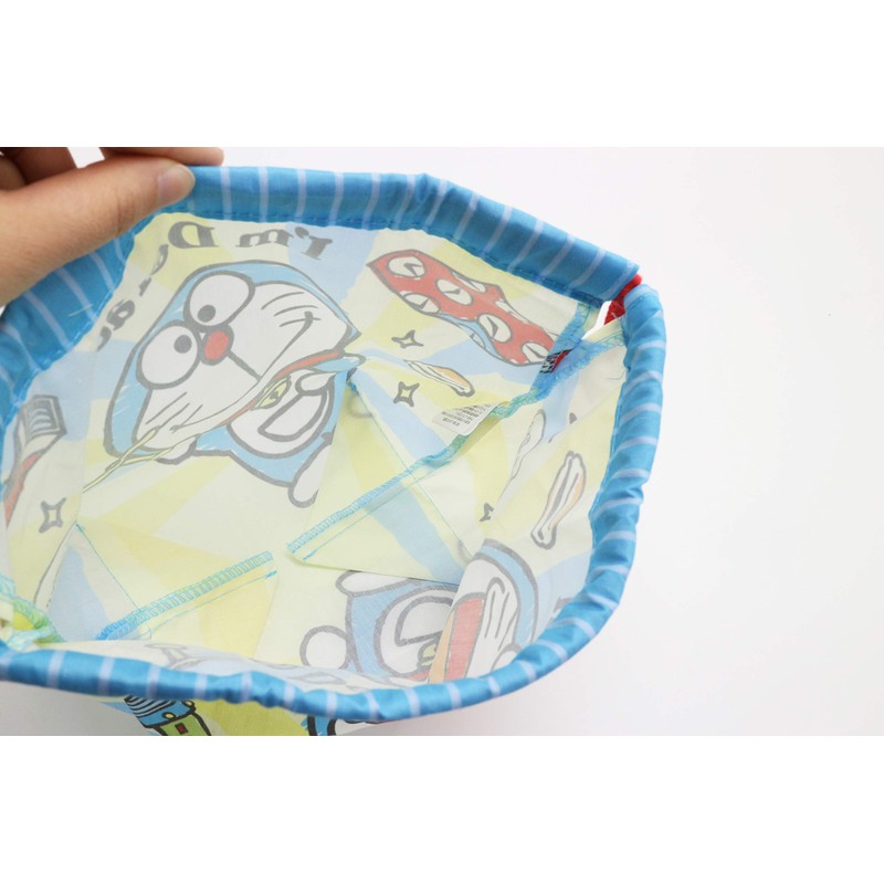Marushin 2825002400 Lunch Bag, Gusseted Drawstring I'm Doraemon Gusseted Gusset,