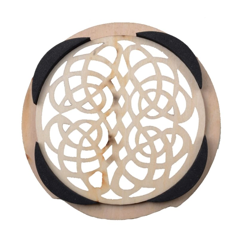 Levemolo Sound Hole Cover for Acoustic Guitar Guitar Mute Wood