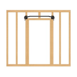 Kipika 36" Heavy Duty Wall Mounted Doorway Pull Up Bar, Multifunctional Chin Up Bar, Portable Fitness Door Bar, Body Workout Home Gym System