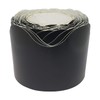 Teacher Created Resources Black Scalloped Rolled Border Trim, 50 Feet