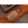 ontto Leather Key Fob Cover Keyring for Lexus IS200t IS250