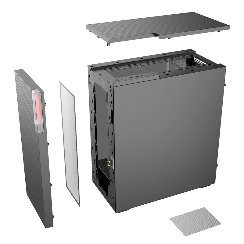 G.SKILL MD1 Mid-Tower ATX Case with Tempered Glass Side Panel,