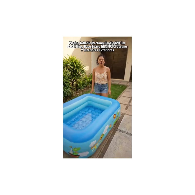 115x82x33cm Cartoon Alberca Piscinas Inflable Rectangular