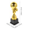 Toyvian Trofeo Calcio Coppa del Mondo Palloncino Dorato Design Creativo