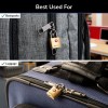 Brinks 2 Pack Tsa Approved Brass Luggage Locks Durability Travel