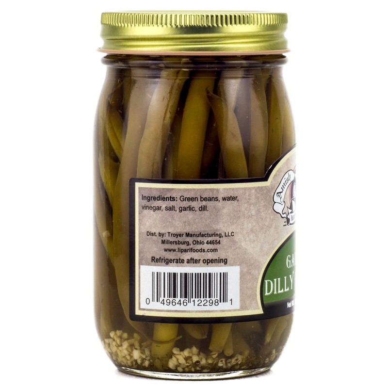 Amish Wedding Garlic Dilly Beans 16oz (Pack of 2)